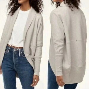 Aritzia Diderot open cardigan off white cream XXS